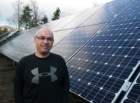 Pittsfield Rye’s new solar photovoltaic installation that has been designed to generate 98% of our bakery’s energy needs.